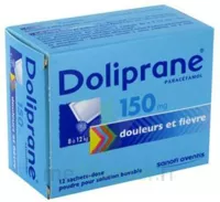 Doliprane 150 Mg Poudre Pour Solution Buvable En Sachet-dose B/12 à Mérignac