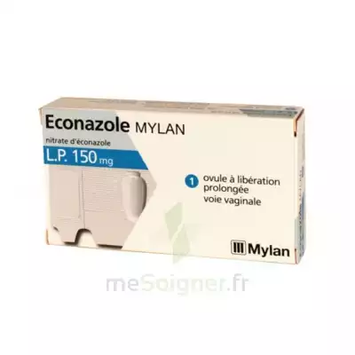 Econazole Mylan L.p. 150 Mg, Ovule à Libération Prolongée à Mérignac