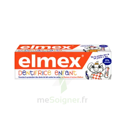 Elmex Enfant PÂte Dentifrice Dent De Lait T/50ml à Mérignac